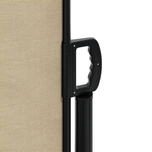 Ausziehbare Seitenmarkise Beige 160x1200 cm