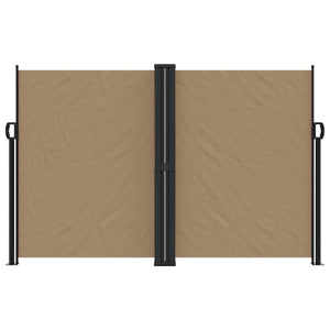 Ausziehbare Seitenmarkise Taupe 160x1200 cm