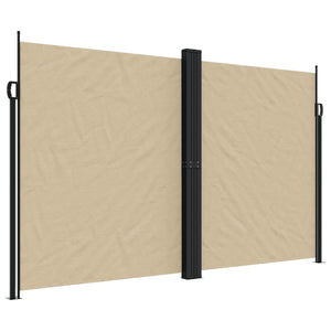 Ausziehbare Seitenmarkise Beige 200x1200 cm
