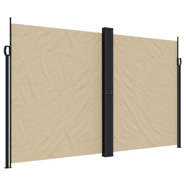 Ausziehbare Seitenmarkise Beige 200x1200 cm