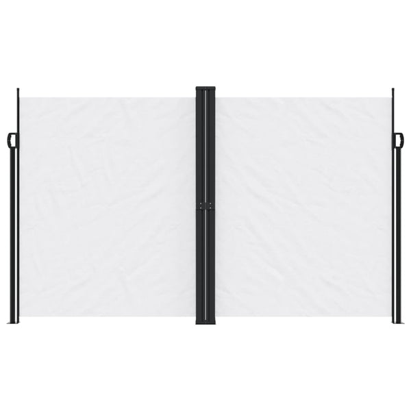Ausziehbare Seitenmarkise, 200x1200 cm, Weiß