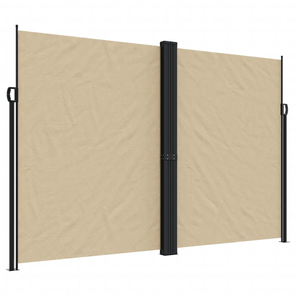 Ausziehbare Seitenmarkise Beige 220x1200 cm