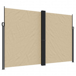 Ausziehbare Seitenmarkise Beige 220x1200 cm