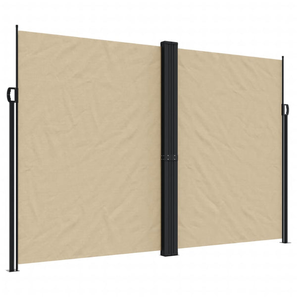 Ausziehbare Seitenmarkise Beige 220x1200 cm