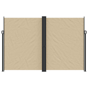 Ausziehbare Seitenmarkise Beige 220x1200 cm