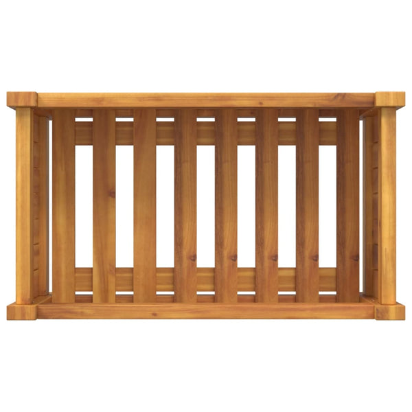 Pflanzkübel Akazie 54x31x30 cm mit Einlage