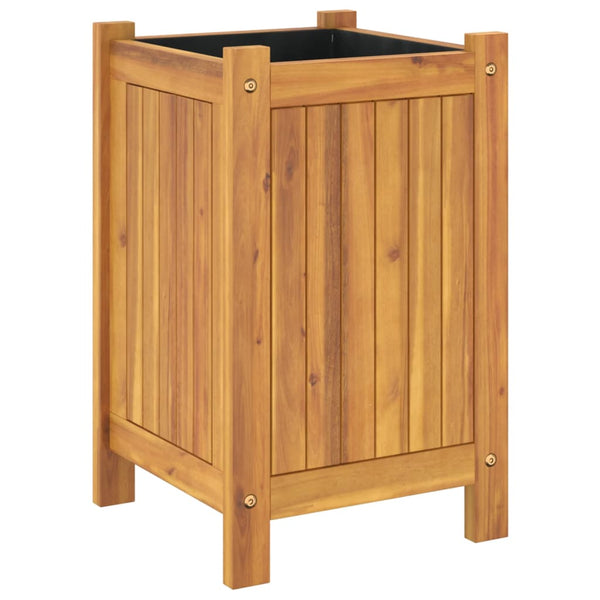 Akazien Pflanzkübel mit Einlage 31x31x50cm