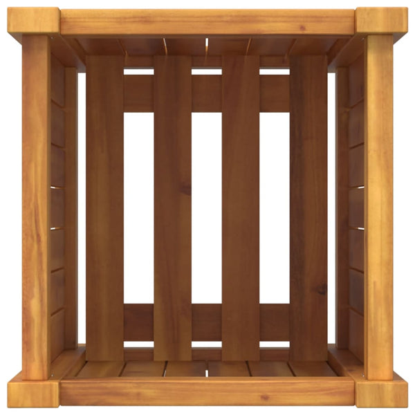 Akazien Pflanzkübel mit Einlage 31x31x50cm
