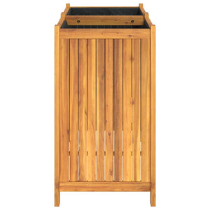 Akazienholz Pflanzkübel mit Einsatz 84x75cm