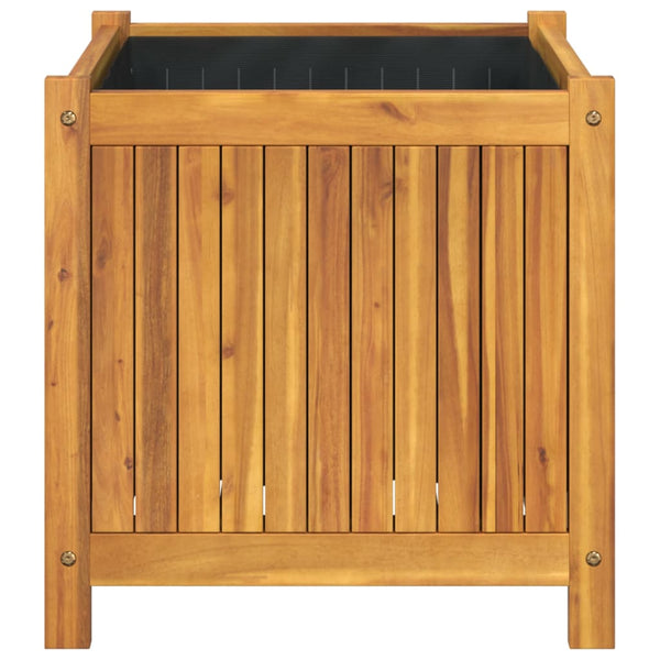 Akazie Pflanzkübel 50x50x50 cm mit Einlage