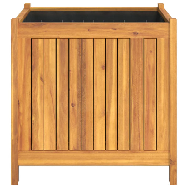 Akazie Pflanzkübel 50x50x50 cm mit Einlage
