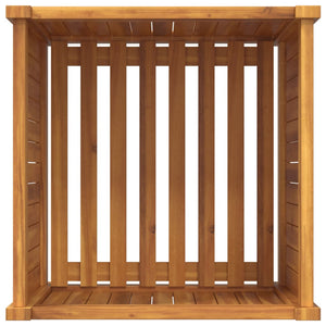 Akazie Pflanzkübel 50x50x50 cm mit Einlage