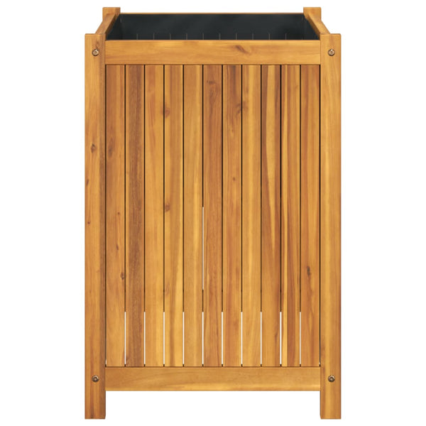 Akazie Pflanzkübel 50x50x75 cm mit Einlage