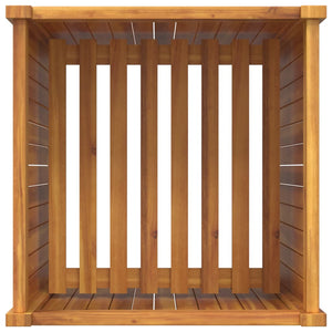 Akazie Pflanzkübel 50x50x75 cm mit Einlage