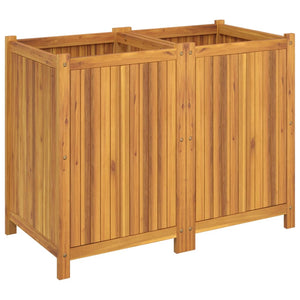 Akazie Pflanzkübel 100x50x75 cm mit Einlage
