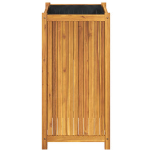 Pflanzkübel Akazie 50x50x100 cm mit Einlage