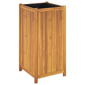 Pflanzkübel Akazie 50x50x100 cm mit Einlage