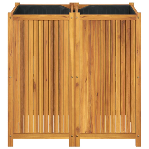 Pflanzkübel 100x50x100 cm Akazie Massivholz