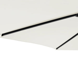 Weißer Sonnenschirm 225x225 cm