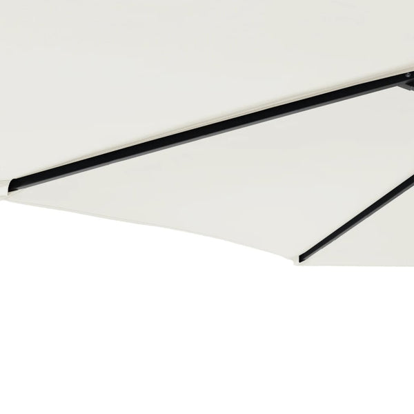 Weißer Sonnenschirm 225x225 cm