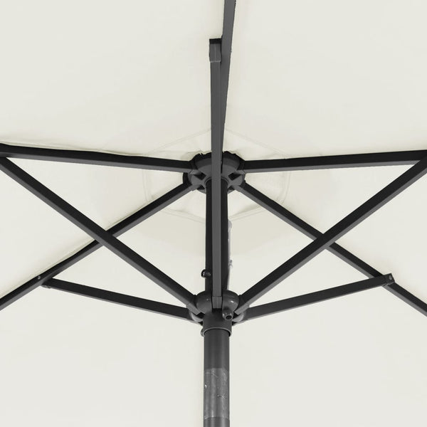 Weißer Sonnenschirm 225x225 cm