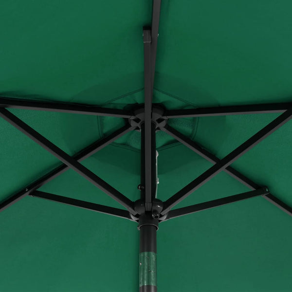 Grüner Sonnenschirm 225x225 cm