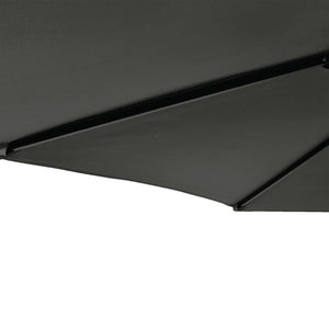 Anthrazit Sonnenschirm 225x225 cm
