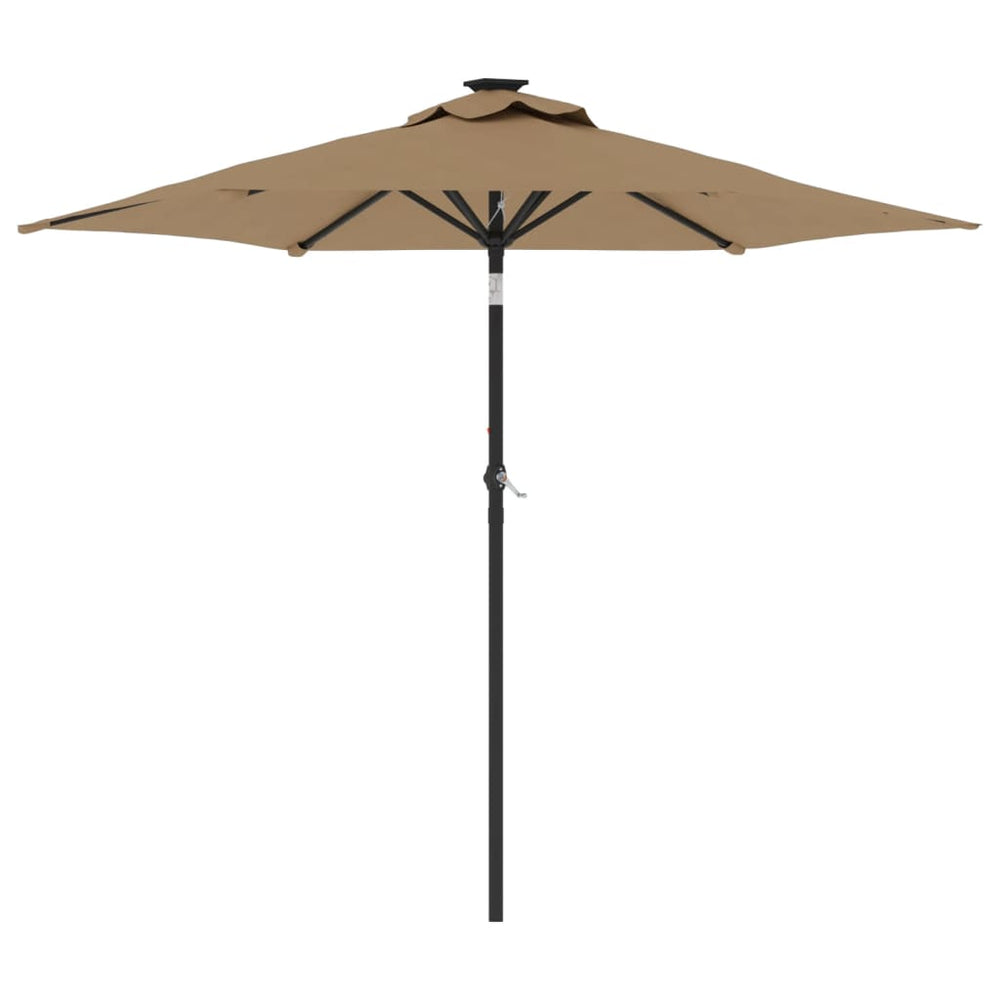 Taupe Sonnenschirm 225x225 cm