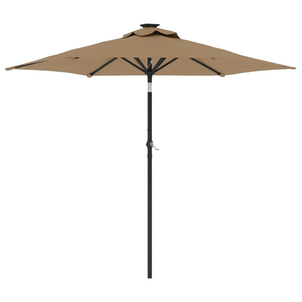 Taupe Sonnenschirm 225x225 cm