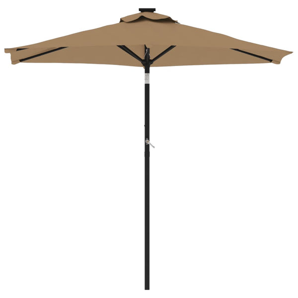 Taupe Sonnenschirm 225x225 cm