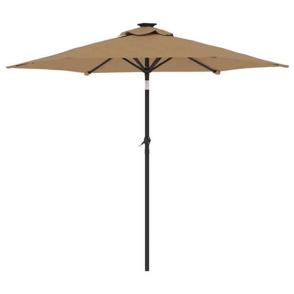 Taupe Sonnenschirm 225x225 cm