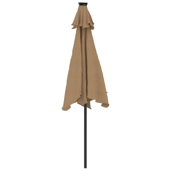 Taupe Sonnenschirm 225x225 cm