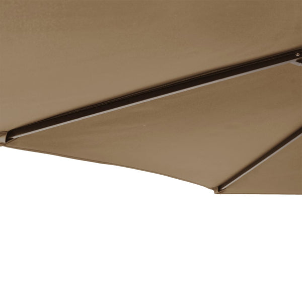 Taupe Sonnenschirm 225x225 cm