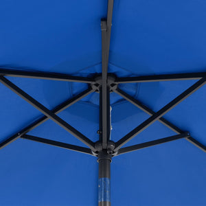 Azurblauer Sonnenschirm 225x225 cm