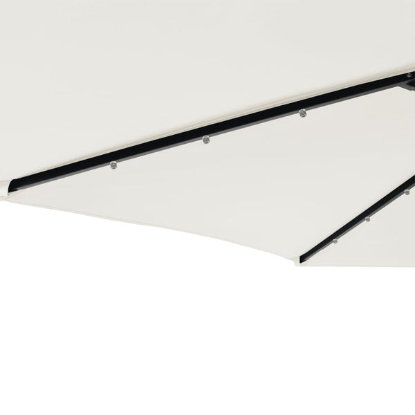 LED Sonnenschirm Weiß 225x225cm