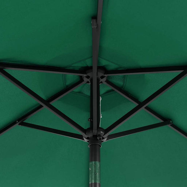 LED Sonnenschirm Grün 225x225cm