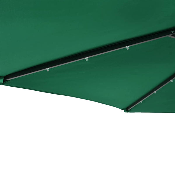 LED Sonnenschirm Grün 225x225cm