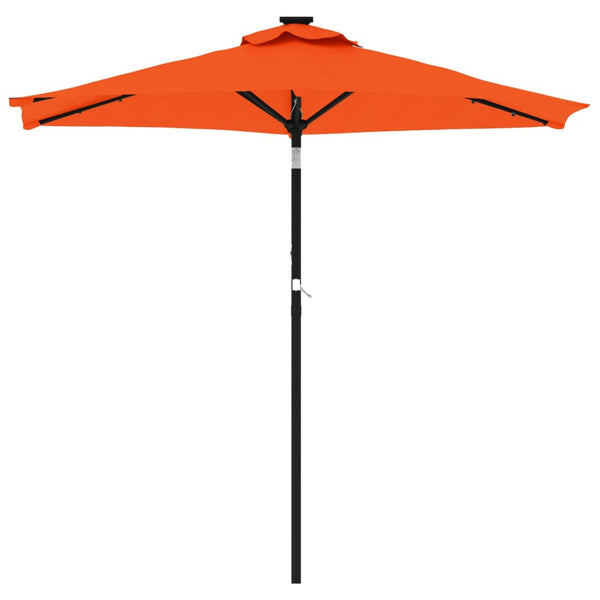 LED Sonnenschirm Terracotta 225x225 cm