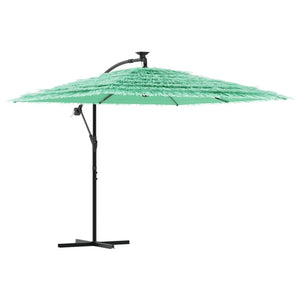 Grüner Sonnenschirm mit Stahlmast 246x246 cm