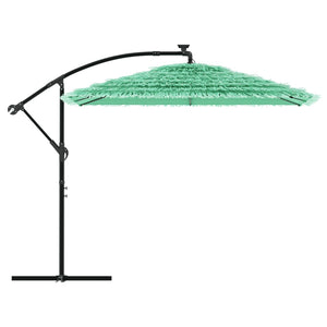 Grüner Sonnenschirm mit Stahlmast 246x246 cm