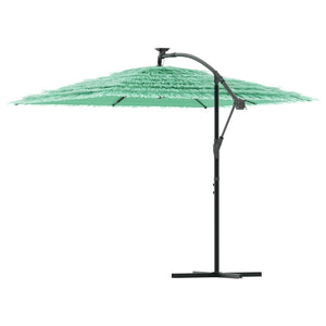 Grüner Sonnenschirm mit Stahlmast 246x246 cm