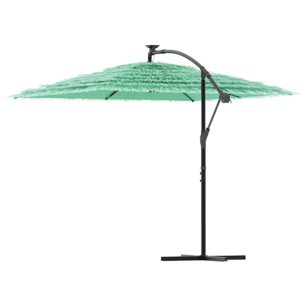 Grüner Sonnenschirm mit Stahlmast 246x246 cm