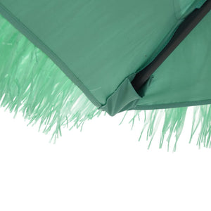 Grüner Sonnenschirm mit Stahlmast 246x246 cm