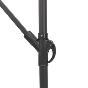 Braun Sonnenschirm mit Stahlmast 269x269 cm