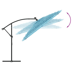 Blauer Sonnenschirm 269x269 cm