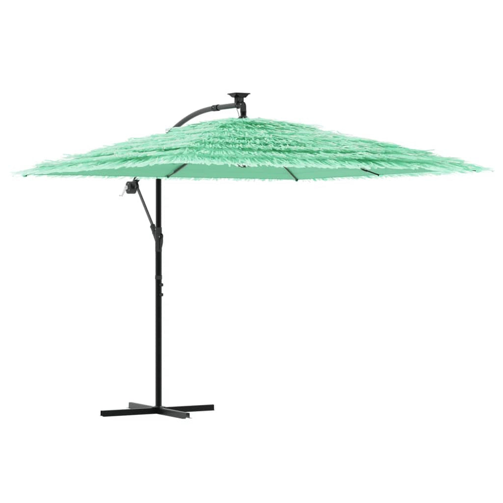 Grüner Sonnenschirm mit Stahlmast 269x269 cm