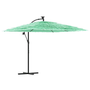 Grüner Sonnenschirm mit Stahlmast 269x269 cm