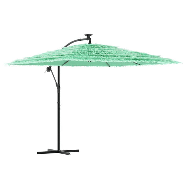 Grüner Sonnenschirm mit Stahlmast 269x269 cm