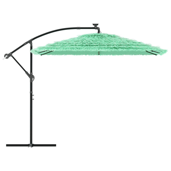 Grüner Sonnenschirm mit Stahlmast 269x269 cm