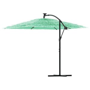 Grüner Sonnenschirm mit Stahlmast 269x269 cm